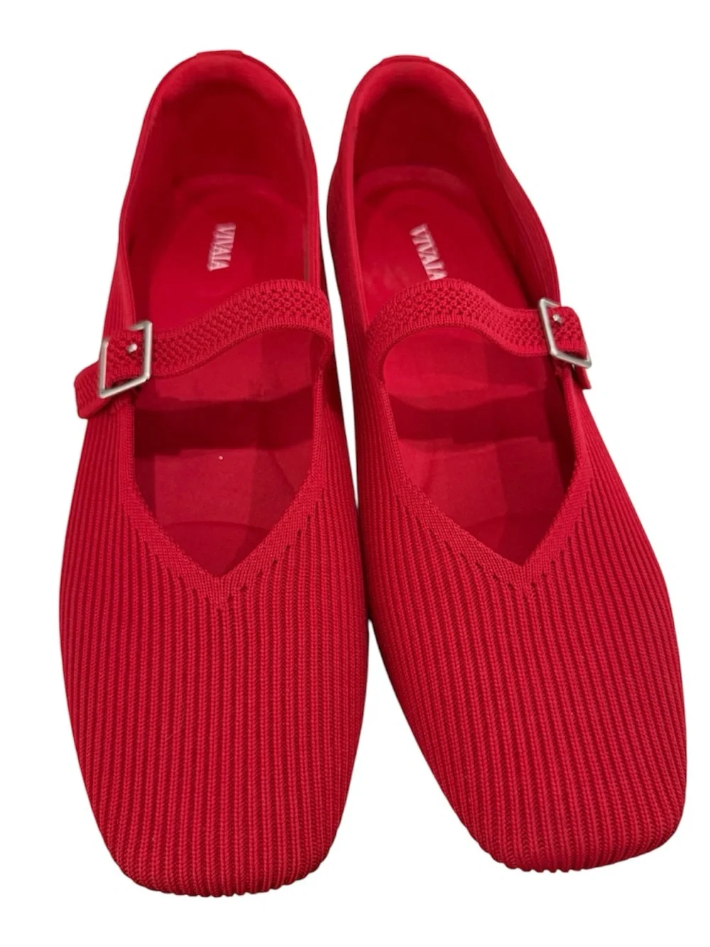 VIVAIA Squared-toe Mary Jane’s size 10 - Picture 4 of 10